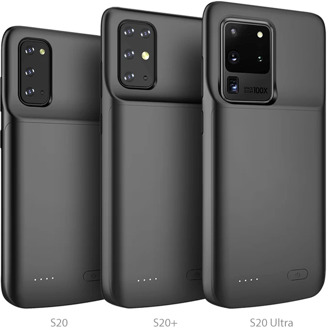 S20 Plus silicone shockproof Battery Charger Case For Samsung Galaxy S20 Ultra S20+ Extenal Power Bank Charging Back Cover Capa