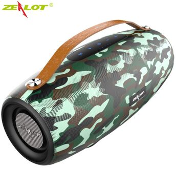 S27 Draadloze Outdoor Draagbare Bluetooth Speaker Subwoofer Draagbare Vierkante Luidspreker camouflage