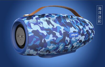 S27 Draadloze Outdoor Draagbare Bluetooth Speaker Subwoofer Draagbare Vierkante Luidspreker oceaan