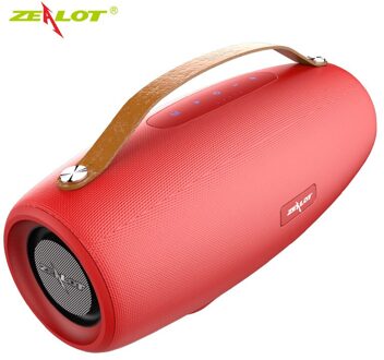 S27 Draadloze Outdoor Draagbare Bluetooth Speaker Subwoofer Draagbare Vierkante Luidspreker Rood