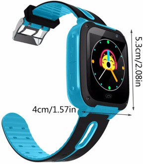 S4 Waterproof Touch Screen Smart Watch Wrist Anti-lost SOS Dial Call Smartwatch with GPS Locator Tracker Kids Children Gifts