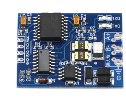S485 to TTL Module TTL to RS485 Signal Converter 3V 5.5V Isolated Single Chip Serial Port UART Industrial Grade Module LESHP