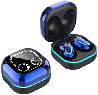 S6 Se Ademhaling Licht Tws 5.1 Draadloze Mini Touch Bluetooth Headset Bluetooth Oortelefoon Tws Headsets Draadloze Bluetooth Oortelefoon Blauw