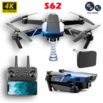 S62 New RC Drone 4K HD Camera Professional Aerial Photography WIFI FPV Foldable Quadcopter ravity sensor Kid's Gift Toys
