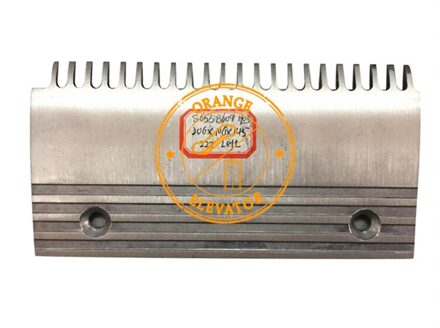 S655B609 H03 Roltrap Kam Plaat Aluminium L206mm W106mm Gat Ruimte 145Mm Links 22 Tanden