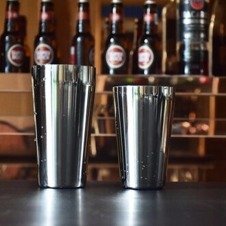 S75-9 Rvs Cocktail Shaker Mixer Wijn Martini Boston Shaker Voor Barman Drinken Party Bars Set Gereedschap 750Ml/600Ml