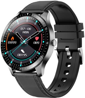 S80 Mannen Smart Horloge Fitness Tracker Hartslag Slaap Monitor Multi-Sport Camping IP67 Waterdichte Smartwatch Voor Ios Android zwart huid