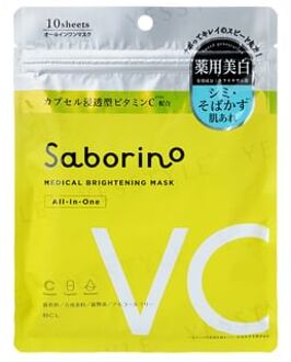 Saborino Medical Brightening Mask 10 pcs