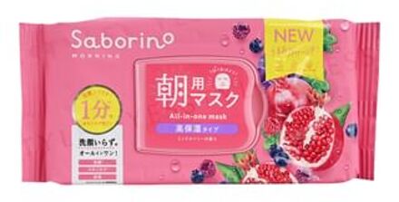 Saborino Morning All-in-one Mask N High Moisture Type Mixed Berry 30 pcs
