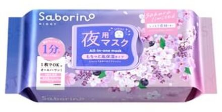 Saborino Night Mask Sakura 30 pcs