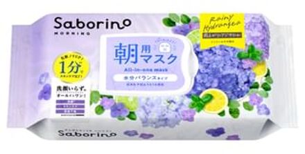 Saborino Saborino Morning All-In-One Mask Rainy Hydrangea 30 pcs