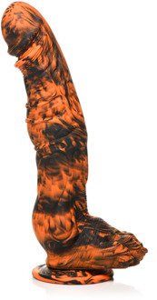 Sabretooth - Silicone Dildo - Oranje/Zwart - Sabretooth - Silicone Dildo - Oranje/Zwart