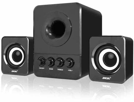 SADA D-203 Combinatie Speaker USB 2.1 Wired Mini Draagbare Speaker voor Desktop Computer Mobiele Telefoon Notebook