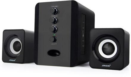 SADA D-226 Bluetooth Speaker Draadloze 2.1 3 Kanaal Bass Combinatie PC  MP3  Mobiel Speakers Ondersteuning FM TF USB 3.5MM AUX zwart