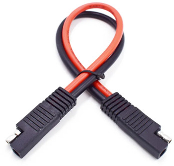 SAE TO SAE 10AWG 30CM 30A SAE Power Automotive Extension Cable SAE to SAE Extension Cable Quick Disconnect Wire Harness zwart