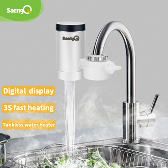 saengQ Kitchen 3000w Electric Water Heater Tap Instant Hot Water Faucet Heater Cold Heating Faucet Tankless Water Heater