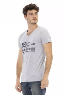 Safari Avontuur Graphic T-shirt Grijs - L