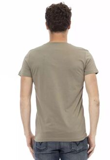 Safari Avontuur V-hals T-shirt Salie Groen