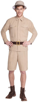 Safari Kostuum Man Kenyi Geel - Beige - Creme