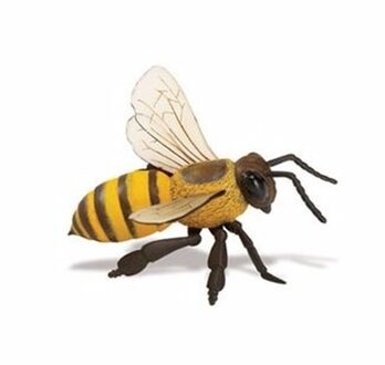 Safari LTD Plastic insecten/dieren speelgoed figuur honingbijen van 14 cm