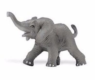 Safari LTD Plastic speelgoeAfrikaanse olifant kalf 8 cm met gestrekte slurf