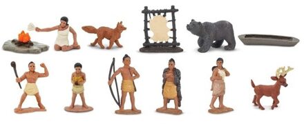 Safari LTD Plastic speelgoed figuren indianen en dieren