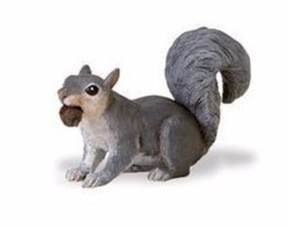 Safari LTD Plastic speelgoed figuur grijze eekhoorn 7 cm
