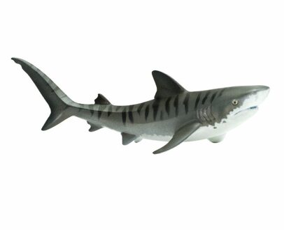 Safari LTD Plastic speelgoed figuur tijgerhaai 11 cm - Speelfiguren Multikleur