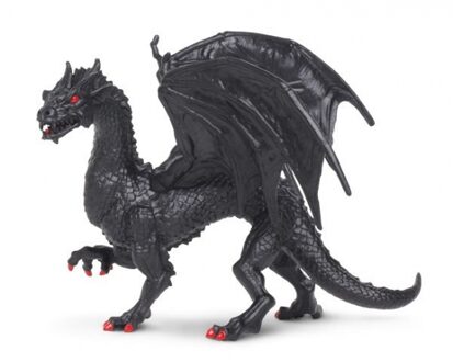 Safari LTD Safari Speelfiguur Twilight Dragon Junior 18 Cm Zwart