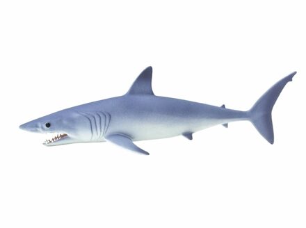 Safari LTD Speelgoed figuur - Makohaai - 14 cm - haai - educatief dierenspeelgoed - oceaan dieren Blauw