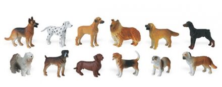 Safari LTD Speelgoed honden - figuren - 11 stuks - speelgoed figuren Multi