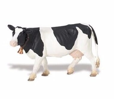 Safari LTD Speelgoed Koe - Holstein-Friesian - 12 cm - boerderijdieren Multi