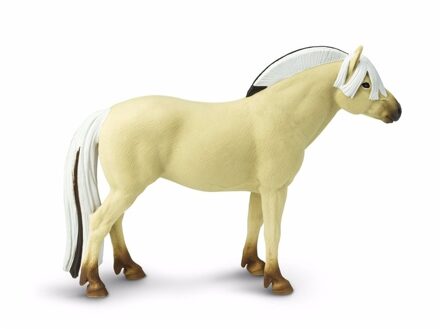 Safari LTD Speelgoed nep Fjorden paard 14 cm - Speelfiguren Wit