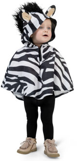 Safari Zebra Poncho Kind Multikleur - Print