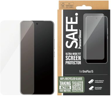 SAFE. by ® Screen Protector OnePlus 15 | Ultra-Wide Fit Doorzichtige schermbeschermer 1 stuk(s)