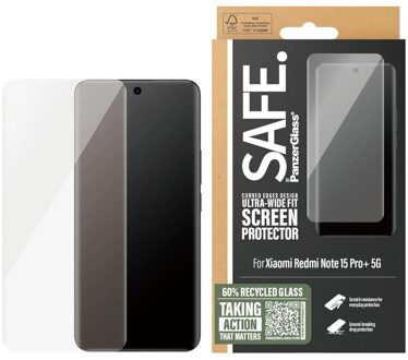 SAFE. by ® Screen Protector Xiaomi Redmi Note 15 Pro+ 5G | Ultra-Wide Fit Doorzichtige schermbeschermer 1 stuk(s)