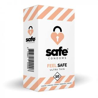 Safe Condooms - Ultra Dun - Feel Safe Ultra Thin - 10 stuks
