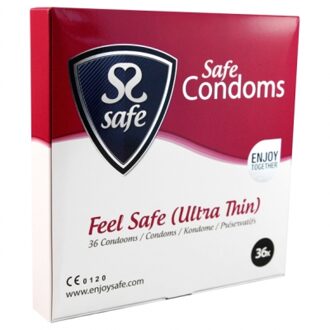 Safe Condooms - Ultra Dun - Feel Safe Ultra Thin - 36 stuks