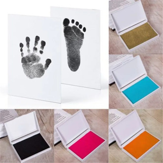 Safe, Non-toxic Baby Footprints Hand Stamped, No Touch Skin Inkless Ink Pad Sets for Newborns 0-6 Months Dog Paw Prints Keepsake