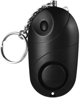 Safe Sound Siren Female Personal Alarm Keychains With LED Light Attack Self-Defense Safety Alarm Keychain for Women Children