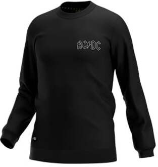safety jogger ACDC Crewneck Sweater | Zwart/Wit | Maat XXL - WI0800XXL