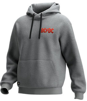 safety jogger ACDC Hoodie | Lichtgrijs/Rood | Maat S - WI1016S00