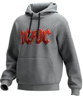 safety jogger ACDC Hoodie X | Lichtgrijs/Rood | Maat 3XL - WI11163XL