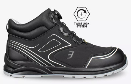 safety jogger Cador Mid TLS S3 | Zwart | Maat 47 - 5401033436234