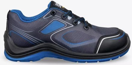 safety jogger Flow Laag S1P | Zwart/Blauw | Maat 36 - 5401033491332