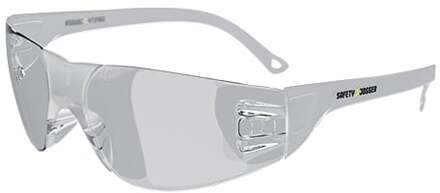 safety jogger Lichtgewicht en omsluitende veiligheidsbril | Wit | Universeel - SW7401UNI