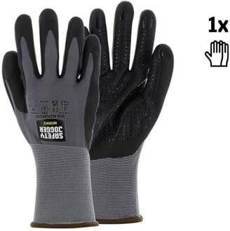safety jogger Veiligheidshandschoenen met maximale beweeglijkhei | Zwart | Maat 10 - SW1400100