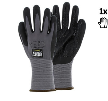 safety jogger Veiligheidshandschoenen met maximale beweeglijkhei | Zwart | Maat 11 - SW1400110