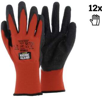 safety jogger Werkhandschoenen | 12 Stuks | Zwart | Maat 11 - SW0600011