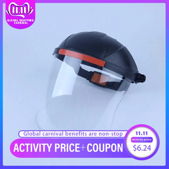 Safety Protective Cover Head-mounted Face Shield Clear Screen Protect Face Shield-shaped Structure Full Face Protection